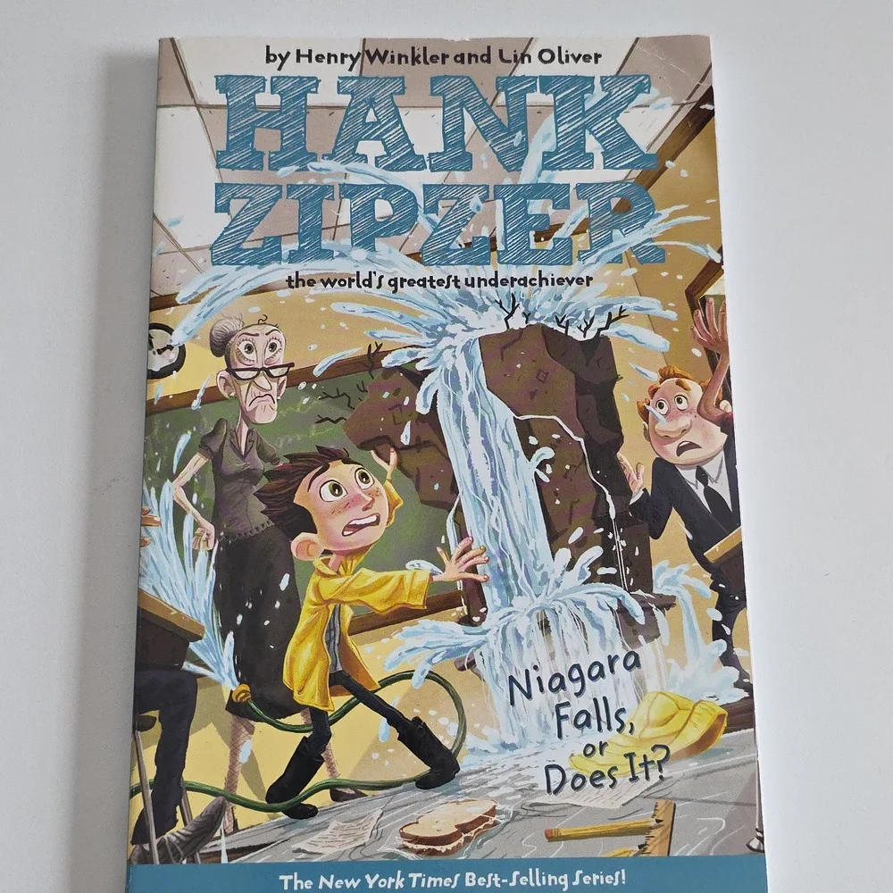 Hank Zipzer by Henry Winkler Lin Oliver - Ages 7 To 10 - Set Of 3 Chapter Books